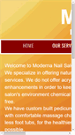 Mobile Screenshot of modernanails.com